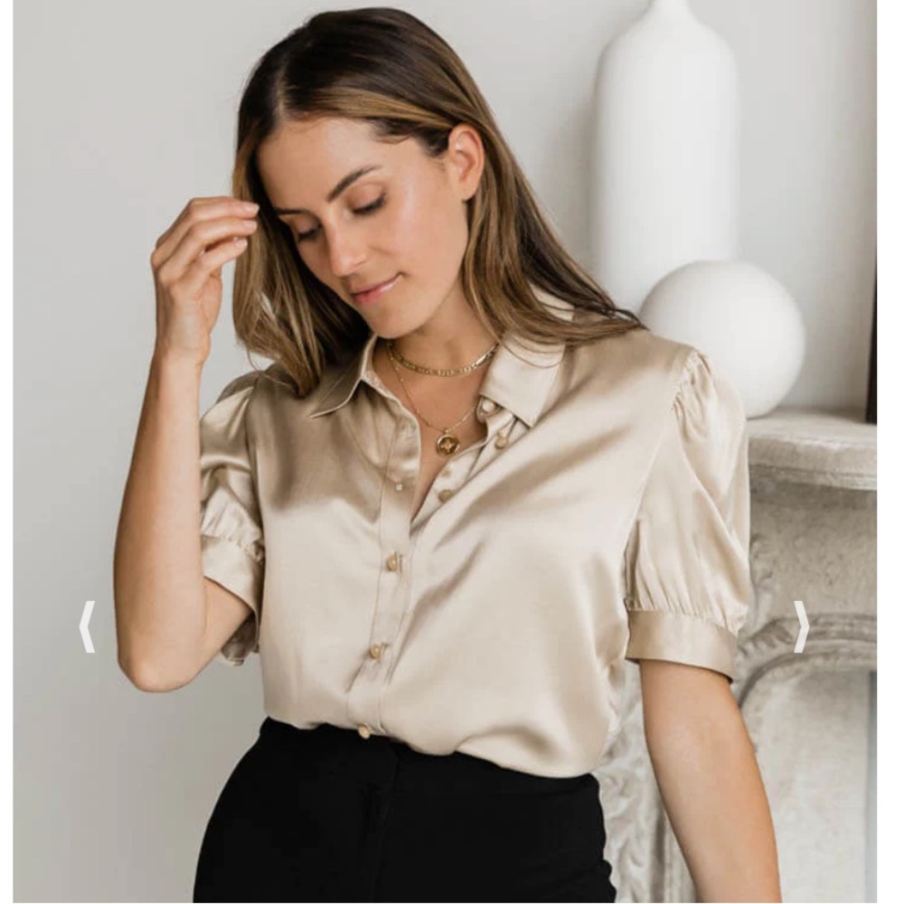 Ravella 100% Silk Juliet Blouse